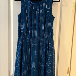 Maison Jules Blue A-Line Sundress